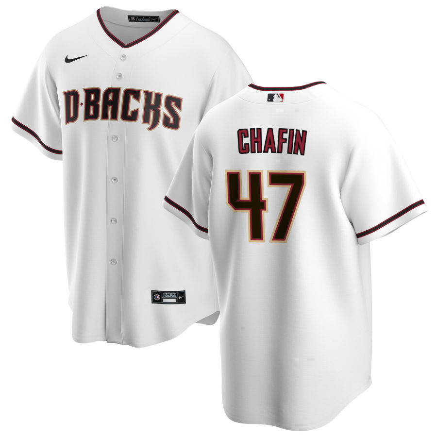 Nike Men #47 Andrew Chafin Arizona Diamondbacks Baseball Jerseys Sale-White